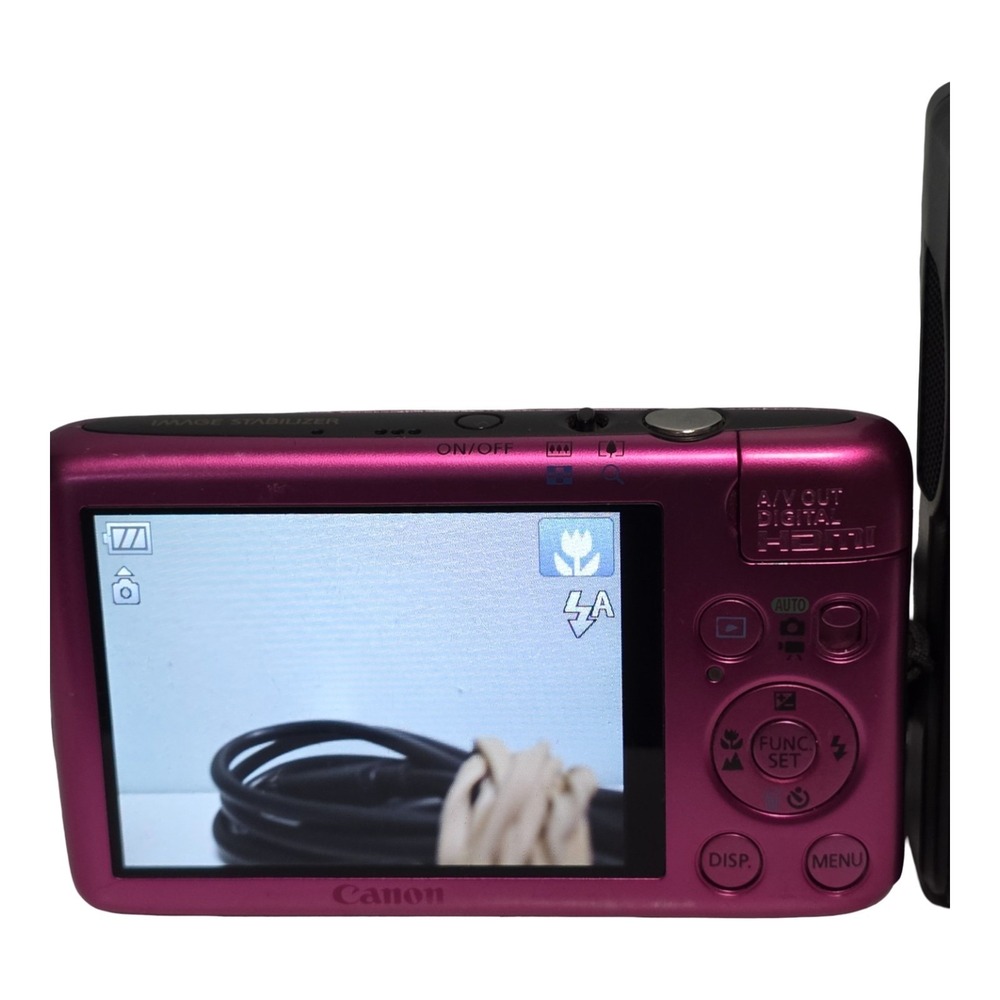 Canon PowerShot SD1400 IS 14.1MP Digital ELPH Camera Pink w/4x Zoom - Picture 7 of 16